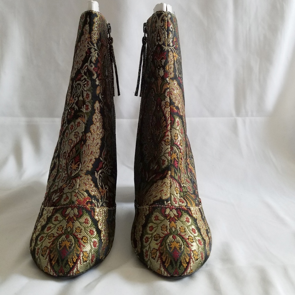 Topshop HARRY Jacquard Ankle Boots